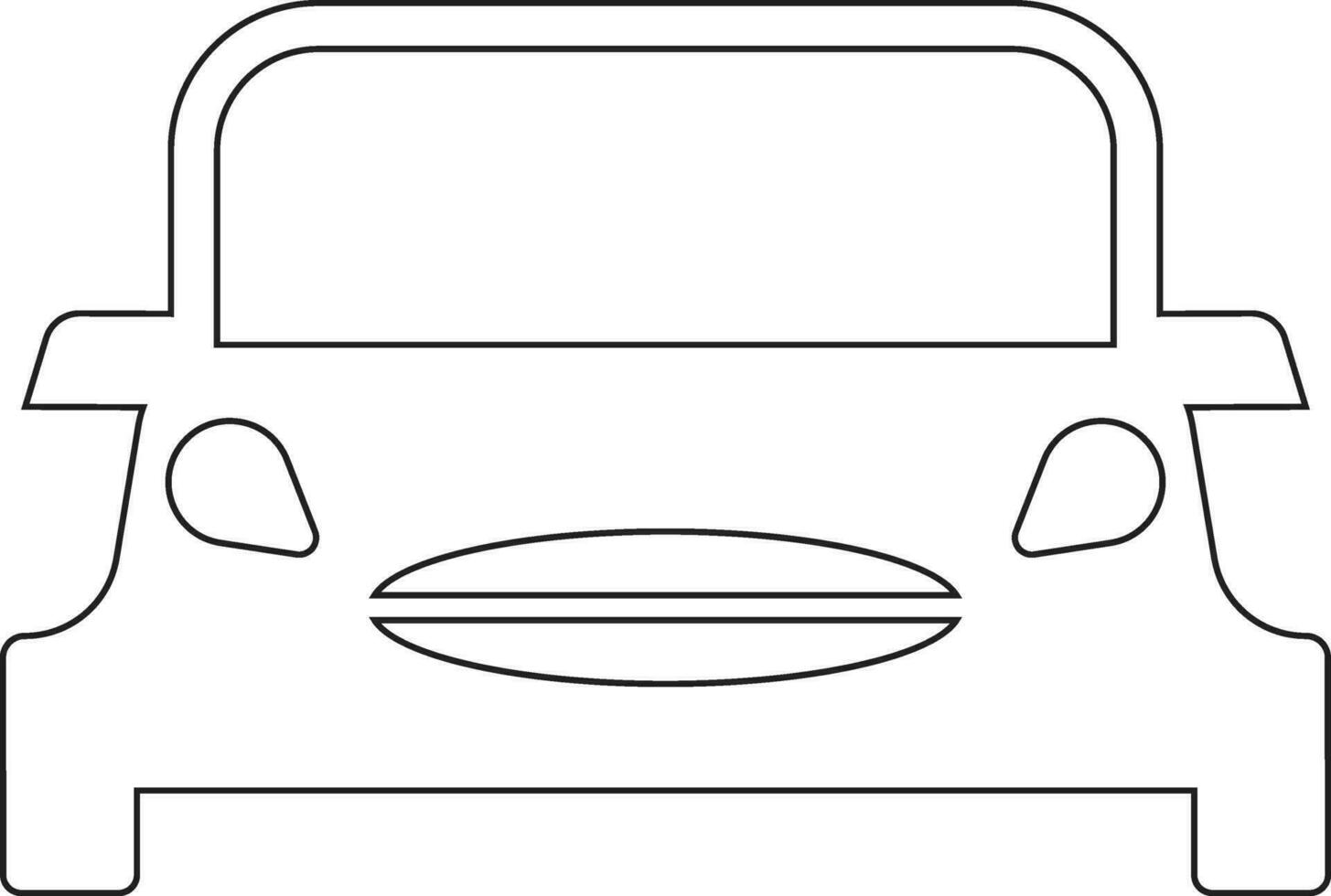 Auto Linie Symbol Design vektor