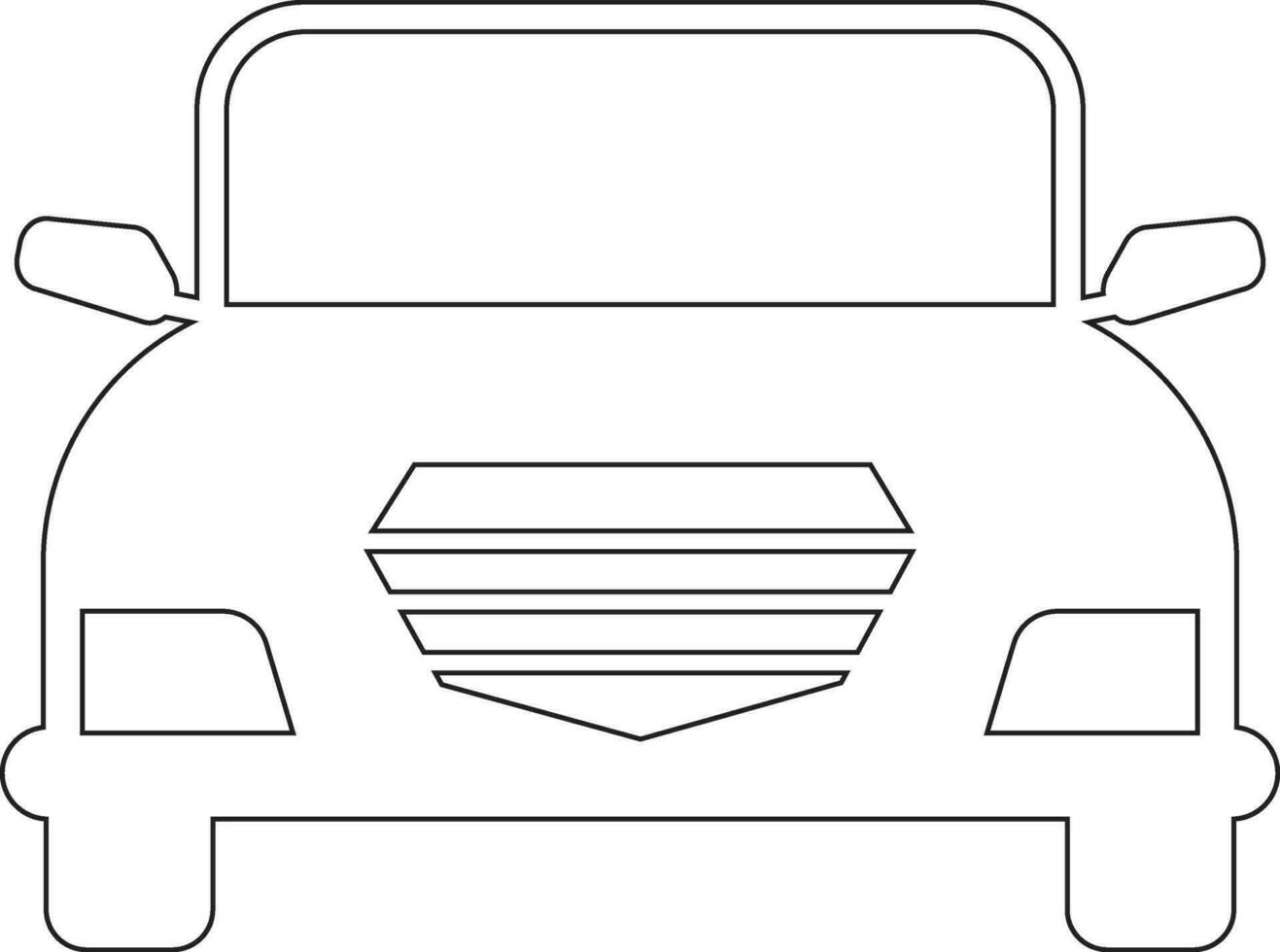 Auto Linie Symbol Design vektor