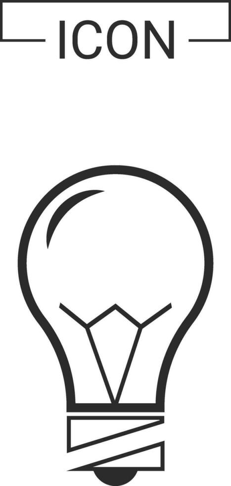 Glühbirnen-Icon-Design vektor
