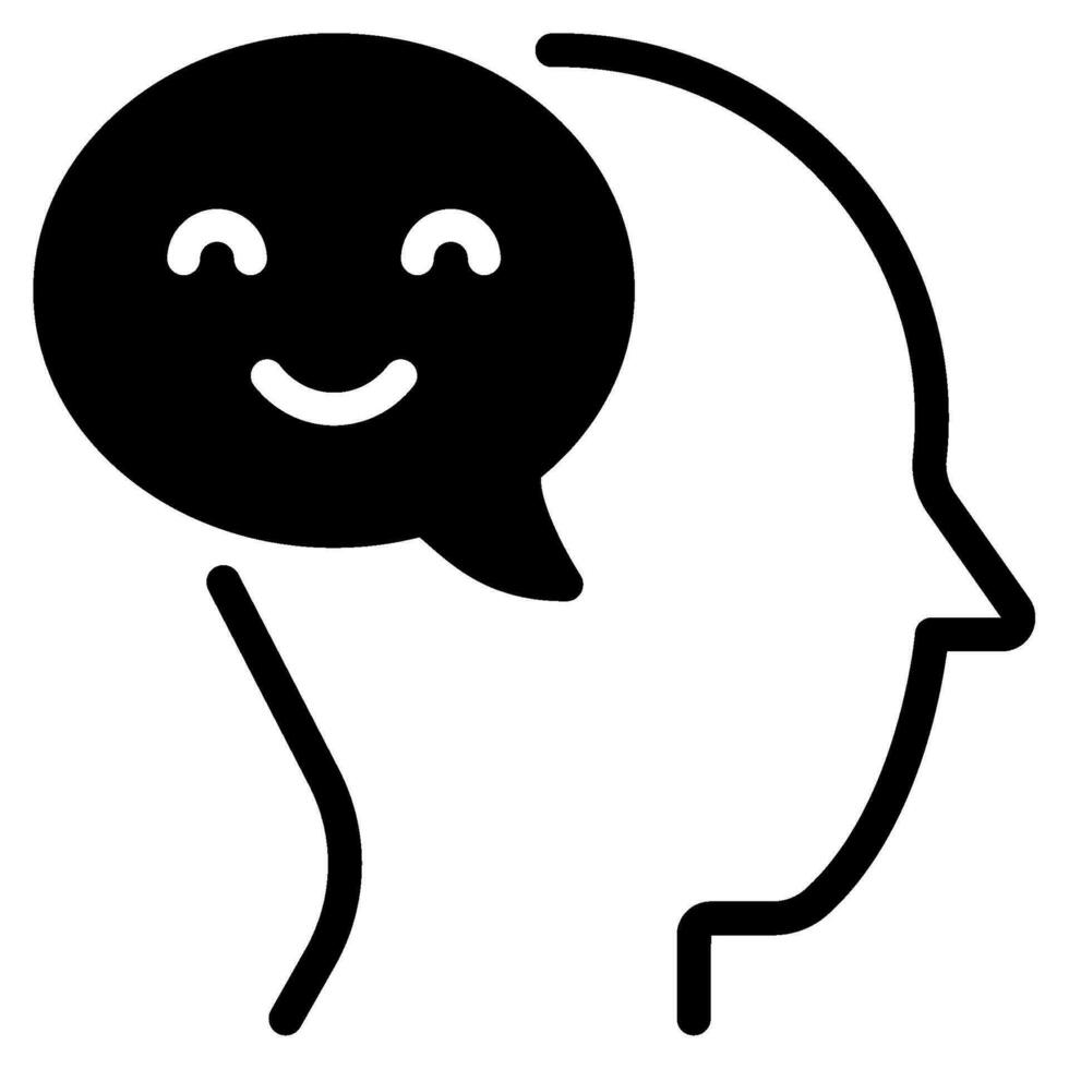 positiv Affirmationen Symbol Illustration, zum uiux, Infografik, usw vektor