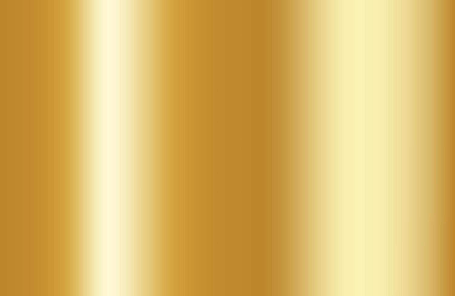 Vektor des goldenen Farbverlaufs. Gold Farbverlauf Hintergrundtextur metallisch