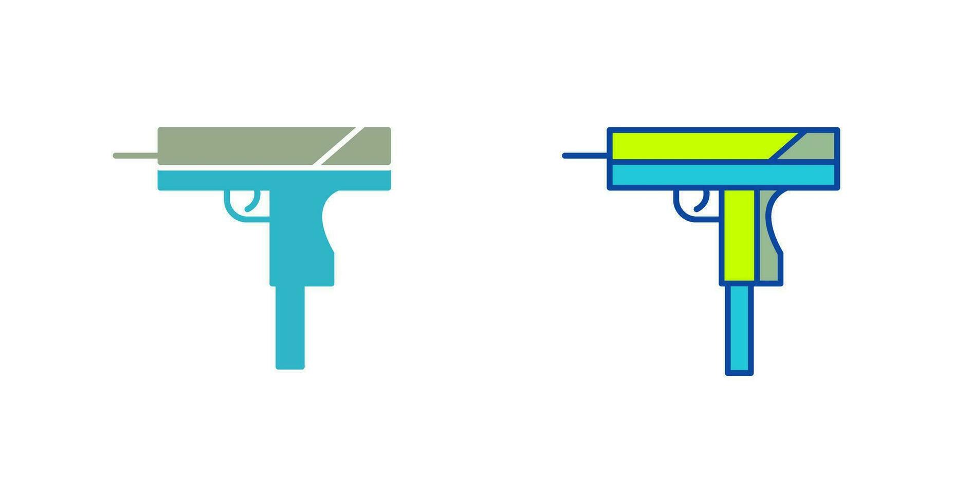 einzigartiges Waffenvektorsymbol vektor