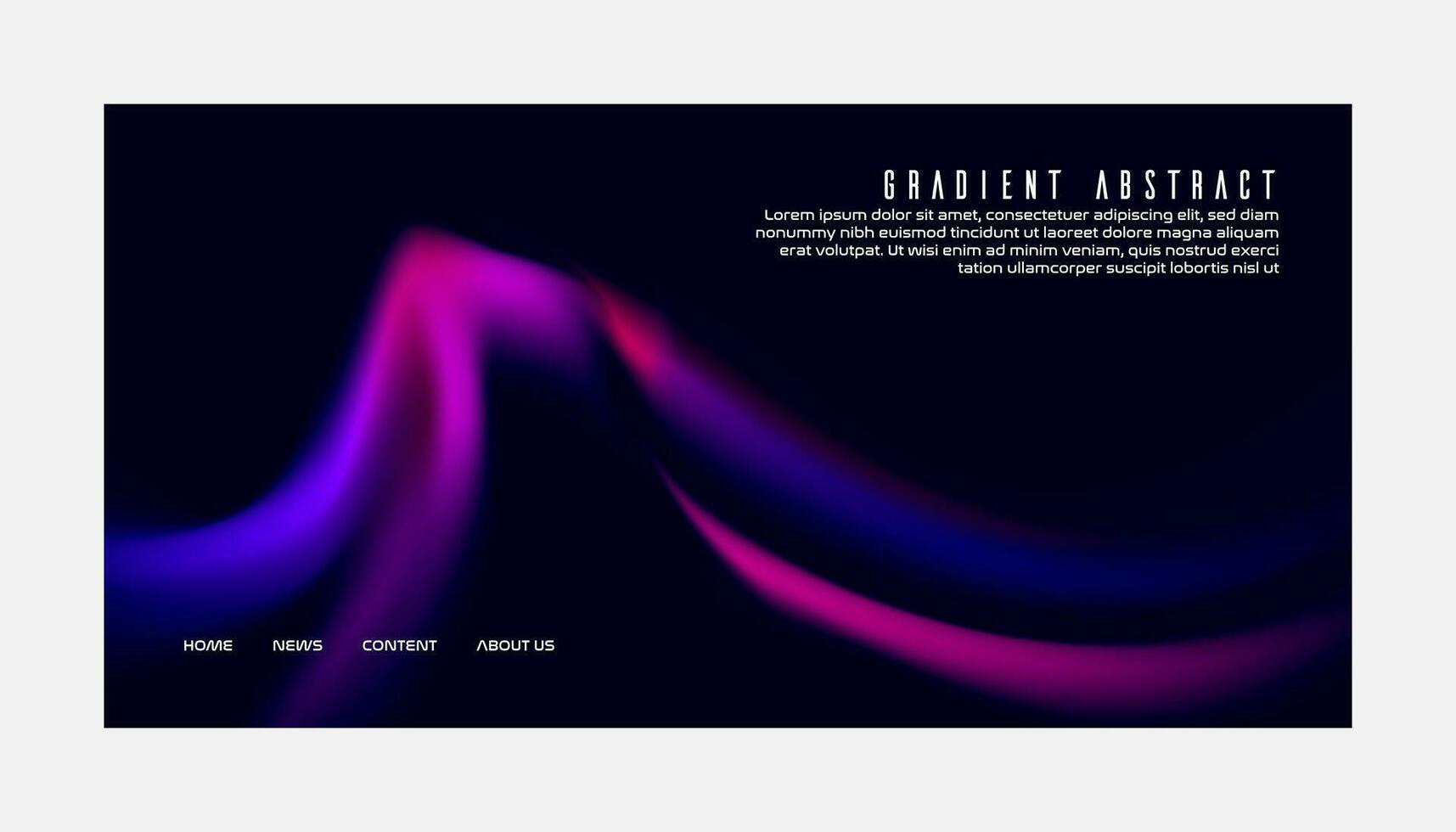 abstrakt Farbe Gradient modern verschwommen Hintergrund und Film Korn Textur Vorlage mit ein elegant vektor