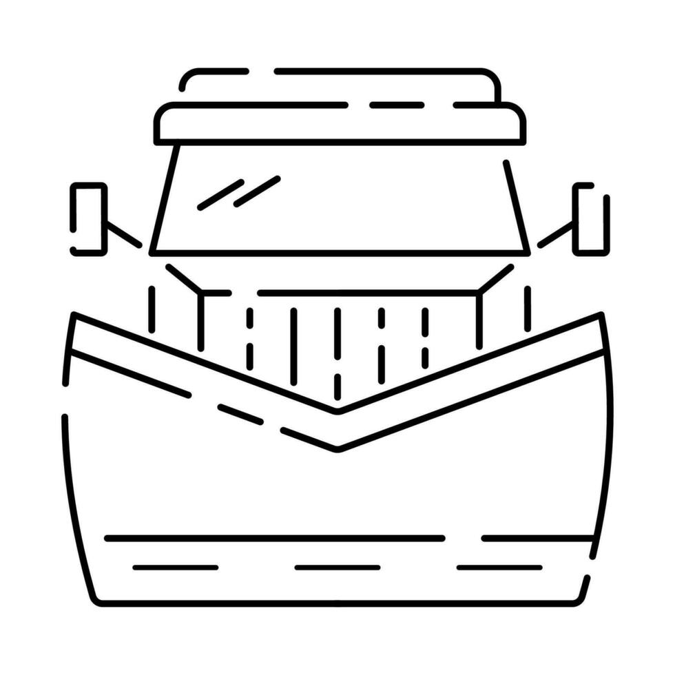 snö avlägsnande vinter- säsong service linjär ikoner. jul. dubbade däck för bil. anpassningsbar tunn linje kontur symboler. lastbil. vektor