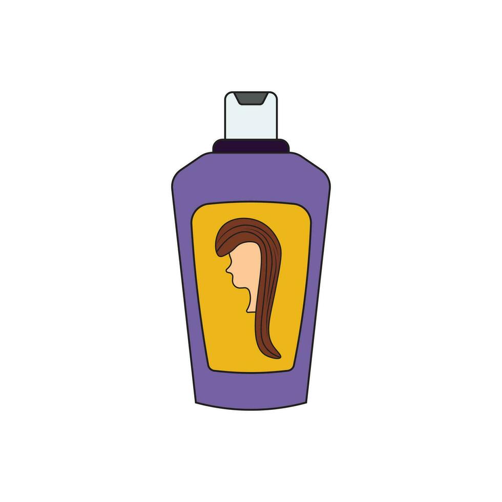 Karikatur Vektor Illustration Shampoo Symbol im Gekritzel Stil