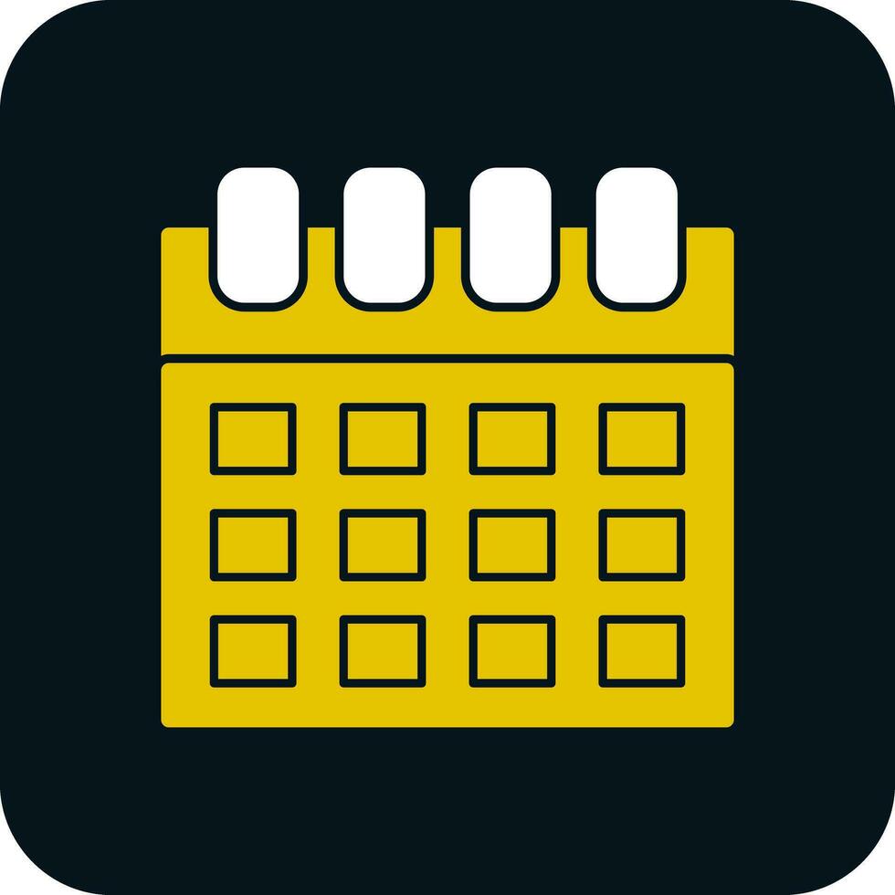 Kalender-Vektor-Icon-Design vektor