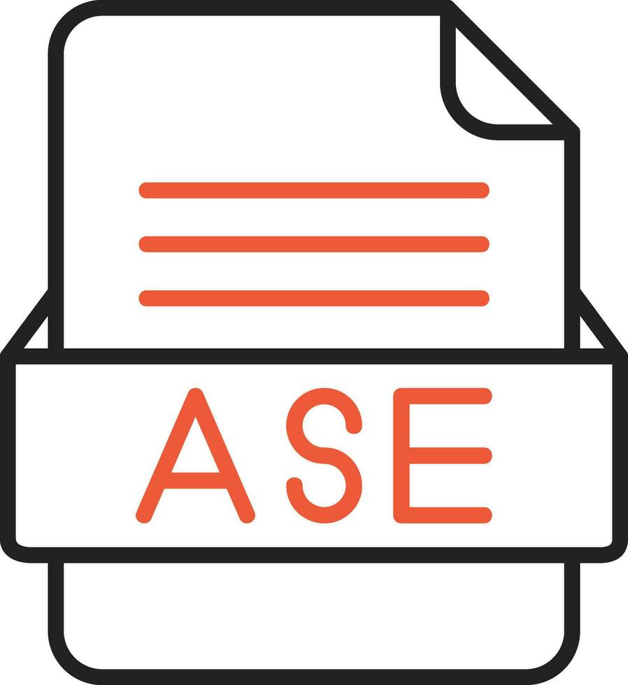 ase Datei Format Vektor Symbol