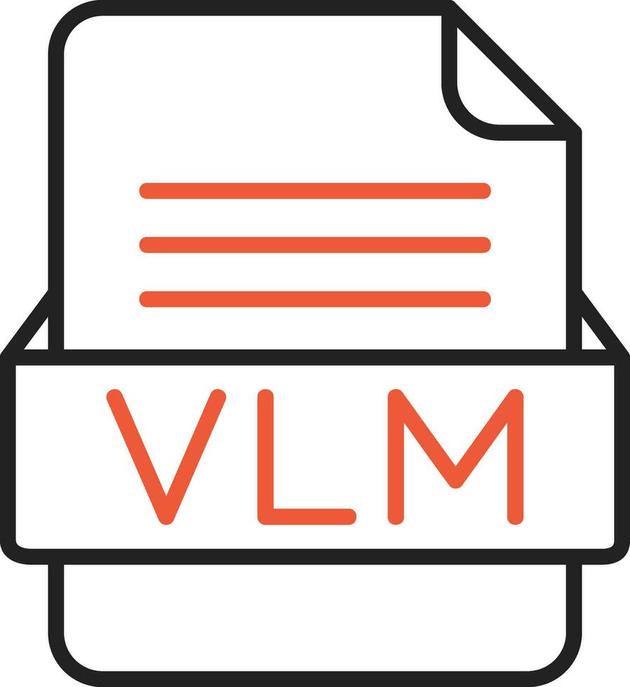 vlm Datei Format Vektor Symbol