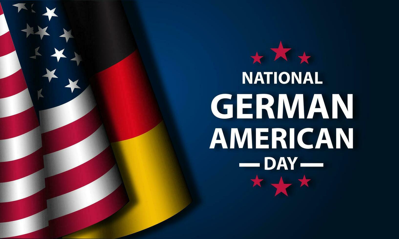 nationell tysk amerikan dag oktober 6 bakgrund vektor illustration