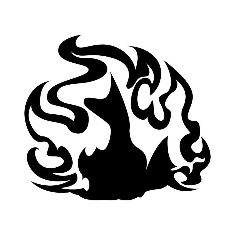 Feuer Symbol Vektor Satz. Flamme Illustration Zeichen Sammlung. brennen Symbol. heiß Logo.