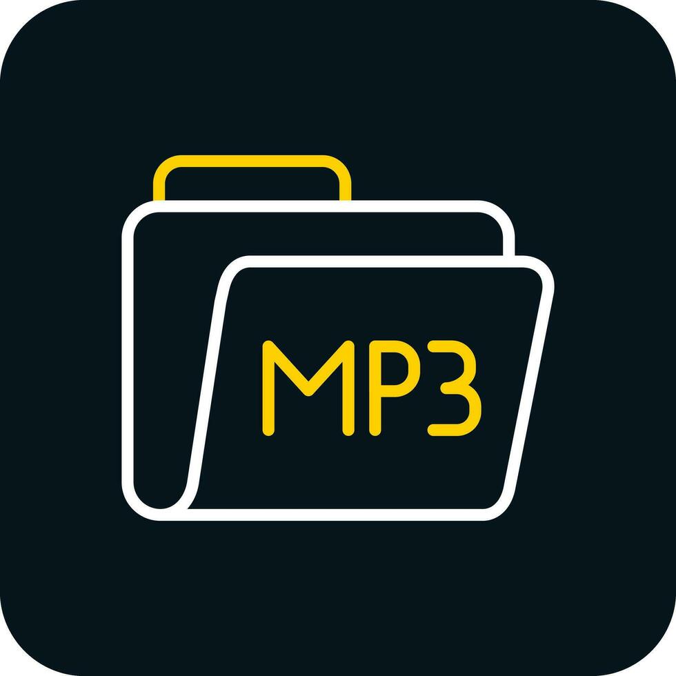 mp3-Vektor-Icon-Design vektor