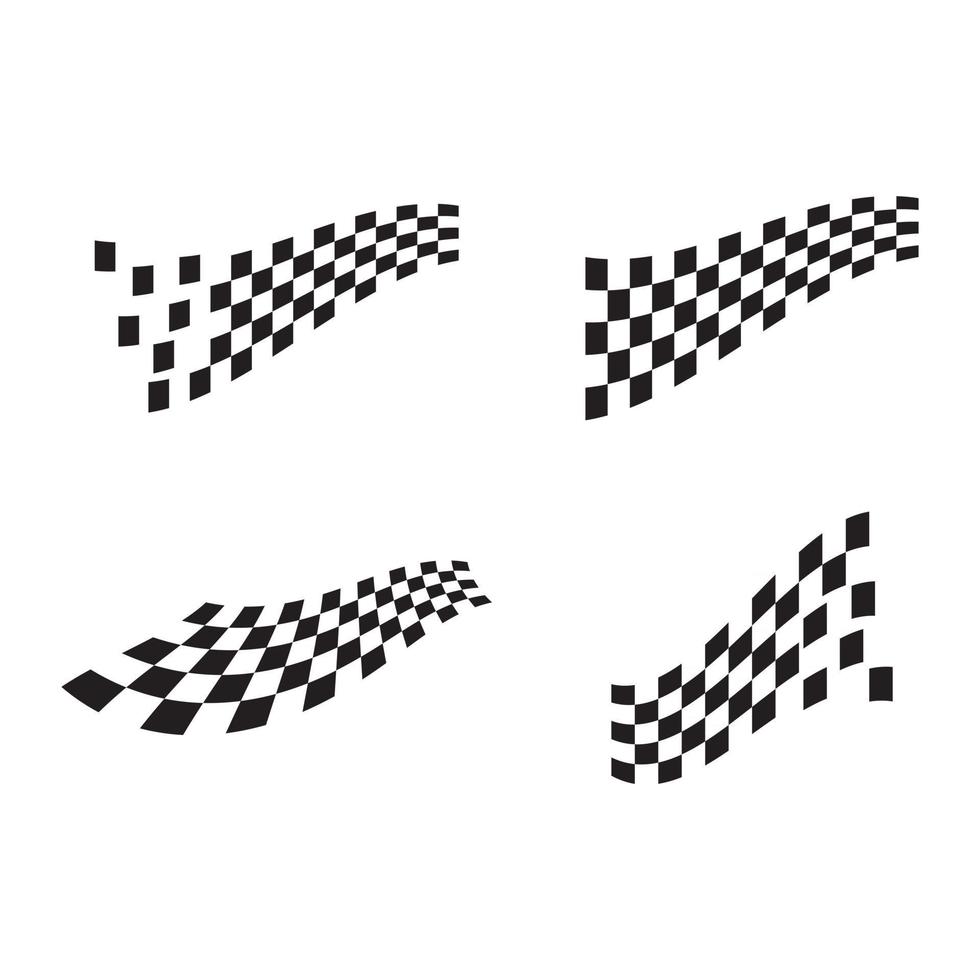 Flagge Rennen Logo Bilder Illustration vektor