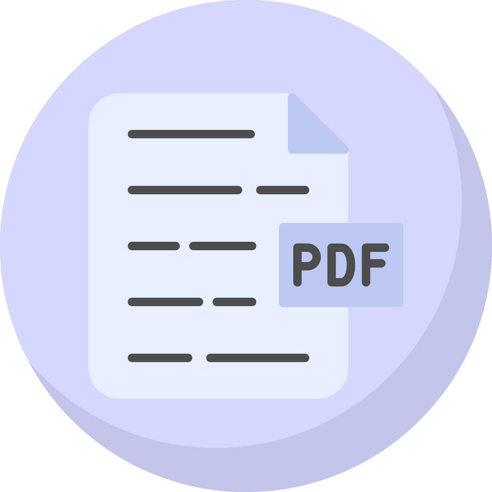 pdf dokumentieren Vektor Symbol Design