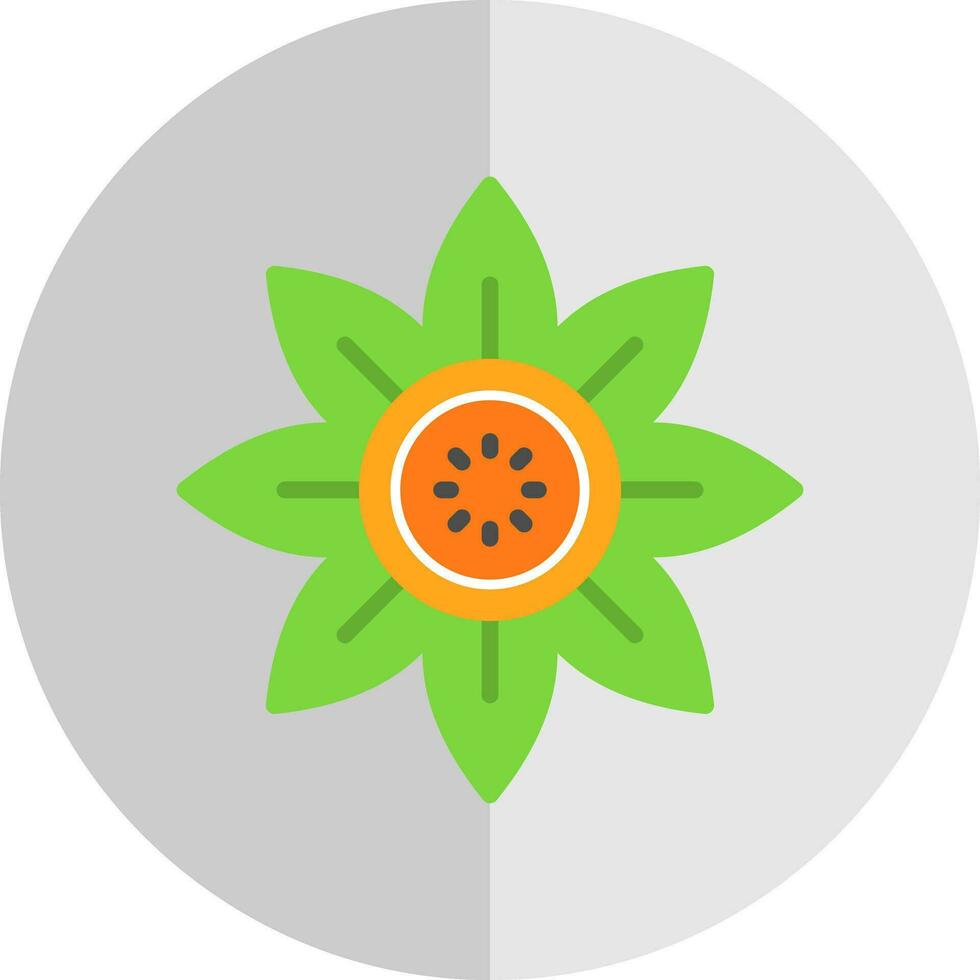 Sonnenblumen-Vektor-Icon-Design vektor