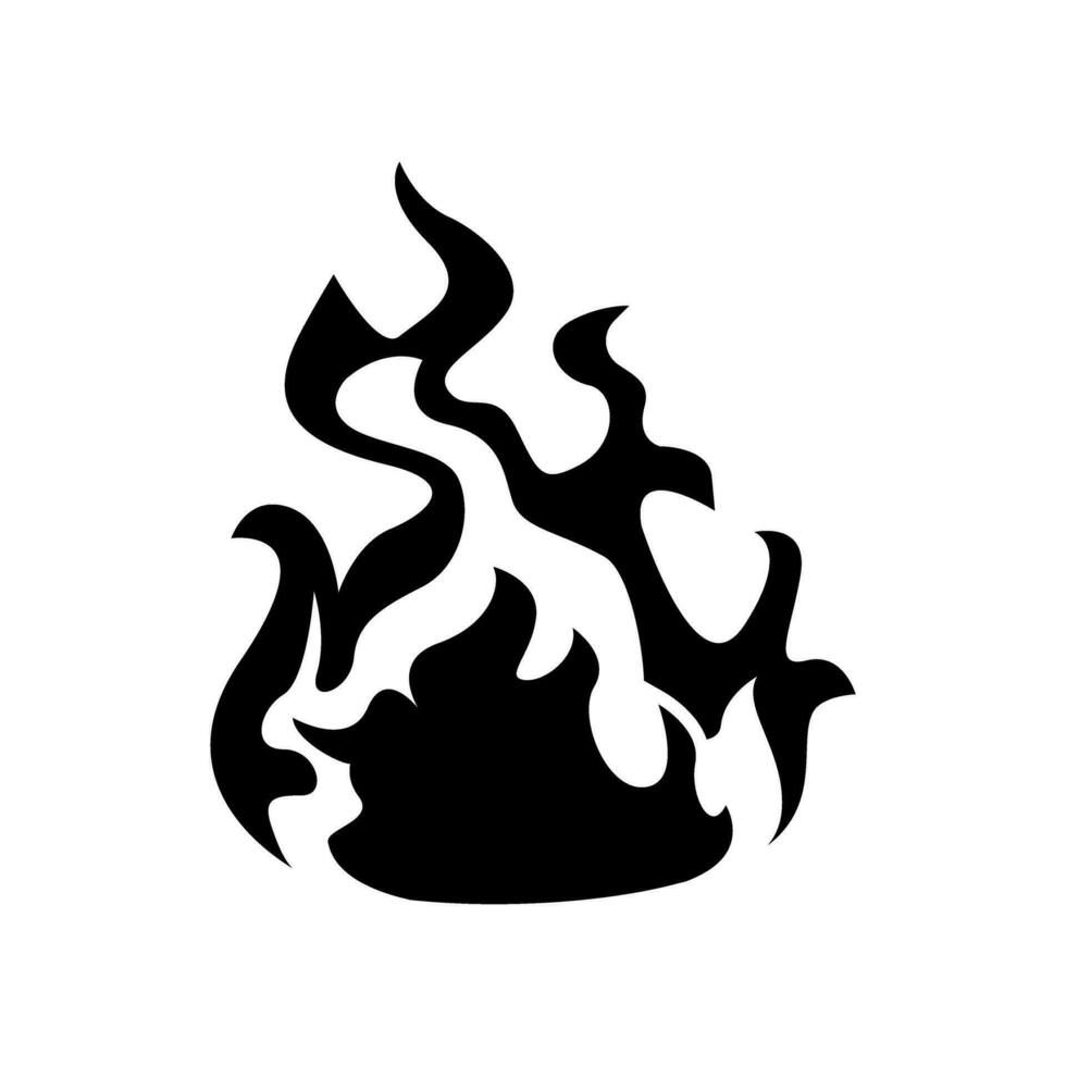 Feuer Symbol Vektor Satz. Flamme Illustration Zeichen Sammlung. brennen Symbol. heiß Logo.