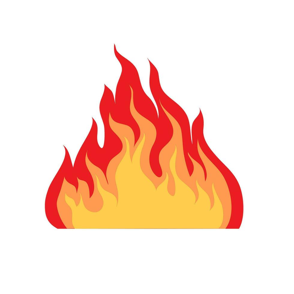 Feuer Symbol Vektor Satz. Flamme Illustration Zeichen Sammlung. brennen Symbol. heiß Logo.