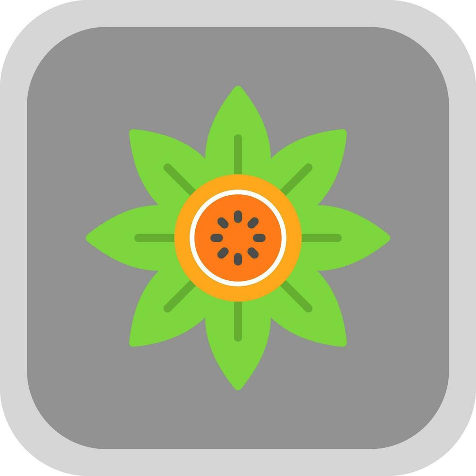 Sonnenblumen-Vektor-Icon-Design vektor