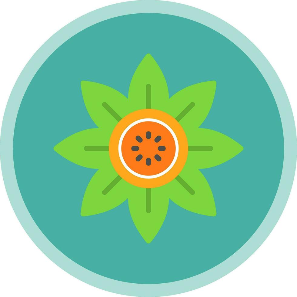 Sonnenblumen-Vektor-Icon-Design vektor