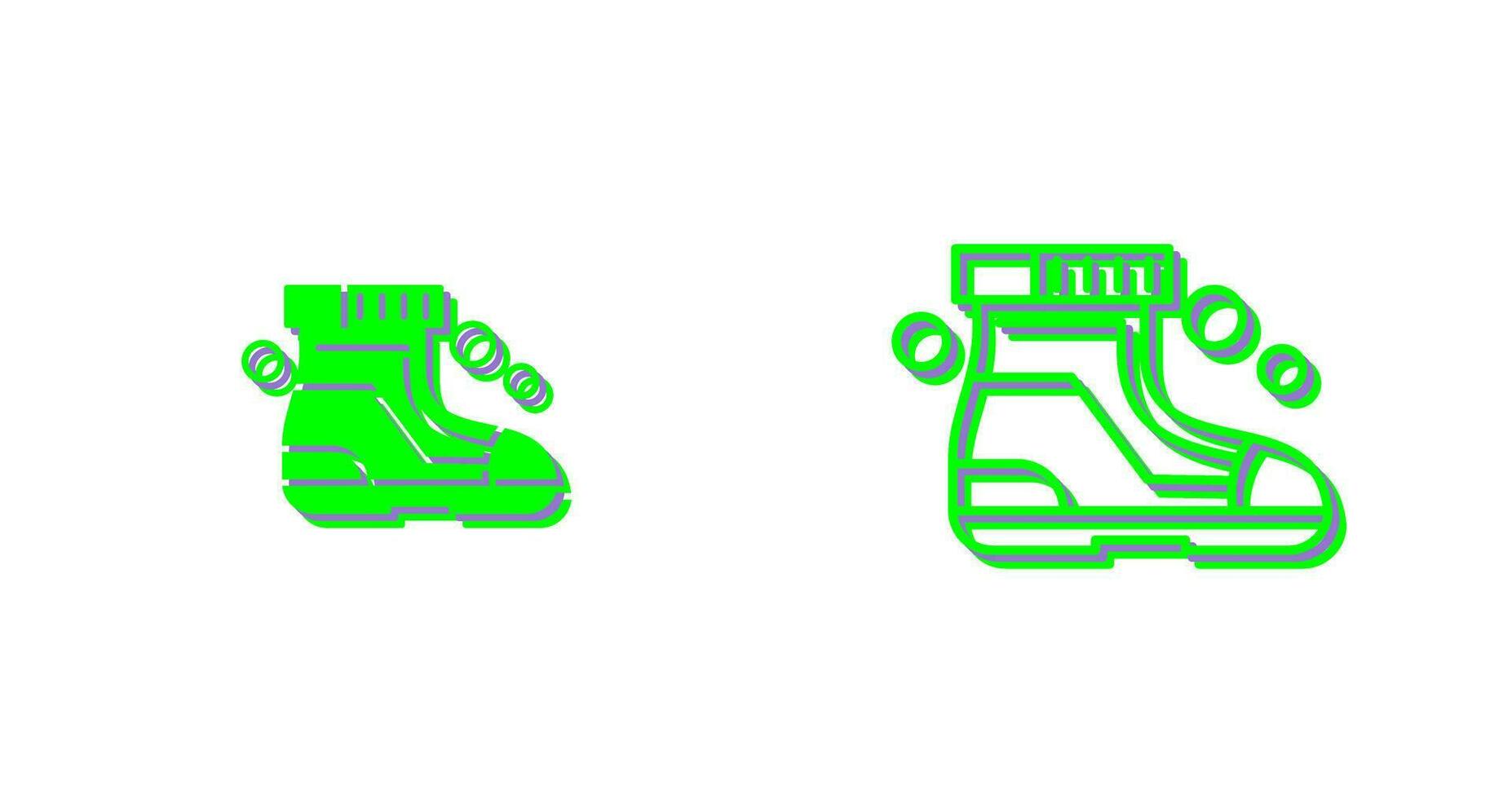 Vektorsymbol für Skischuhe vektor