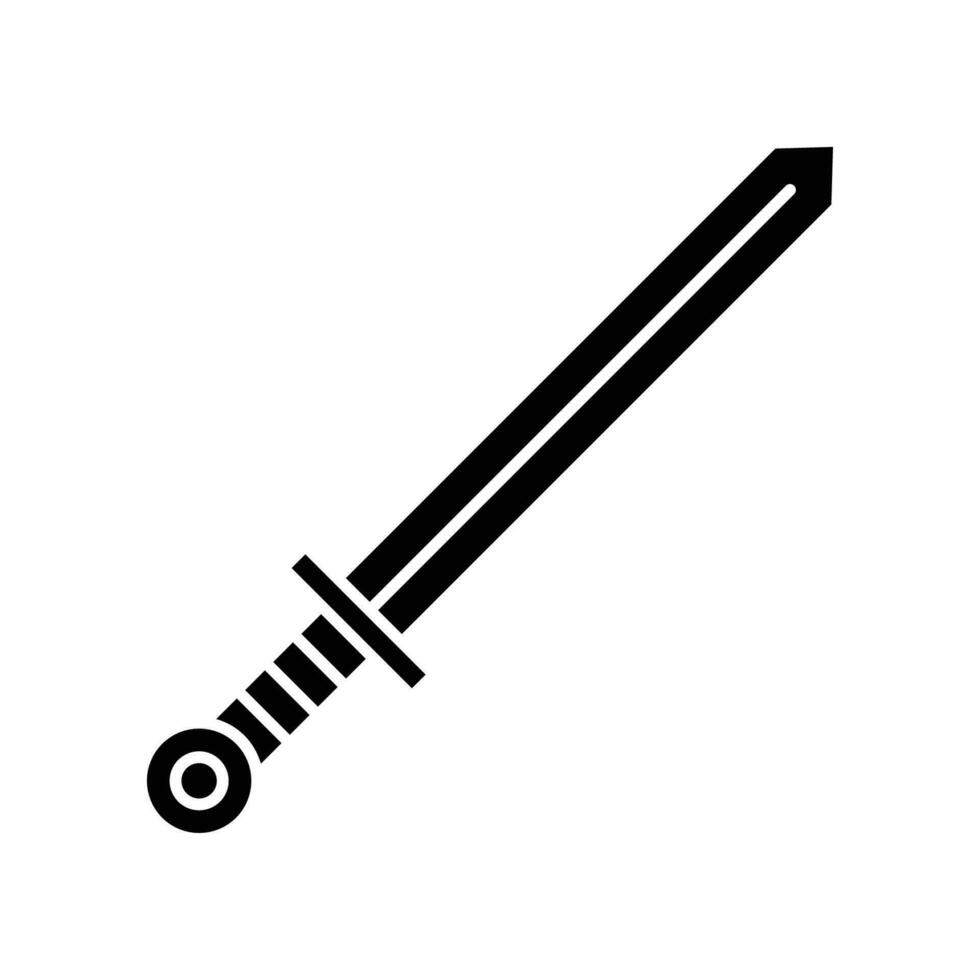 enkel svärd ikon. vektor illustration design.