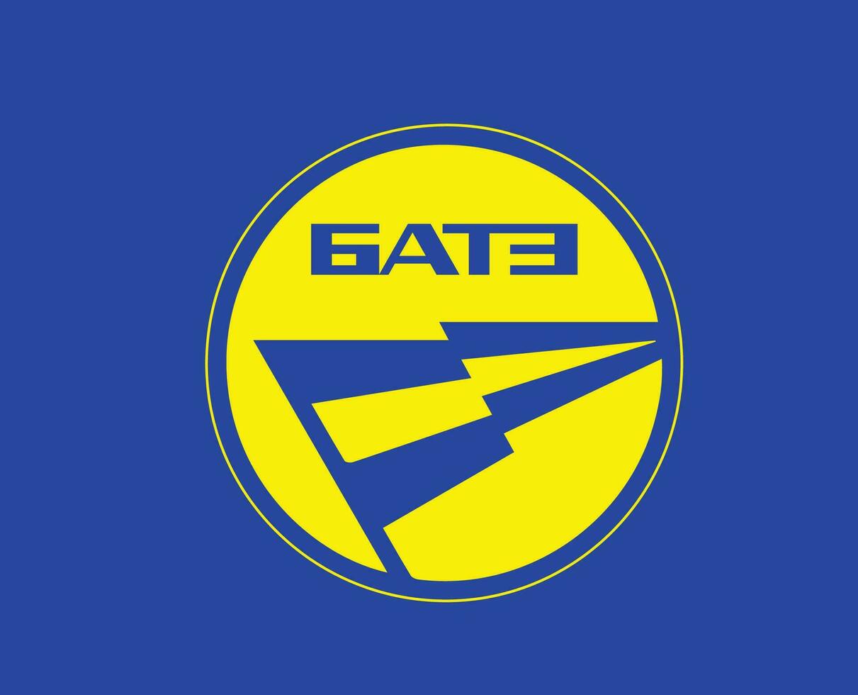 fk bat Borisov Symbol Verein Logo Weißrussland Liga Fußball abstrakt Design Vektor Illustration mit Blau Hintergrund