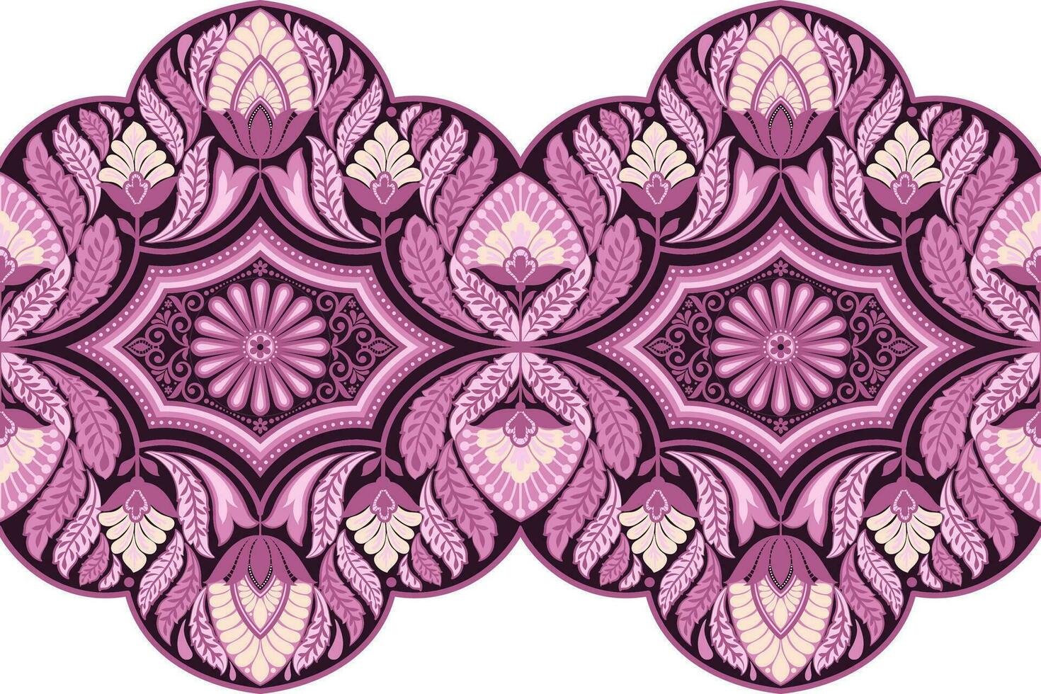 Blume Muster Design Hintergrund nahtlos vektor