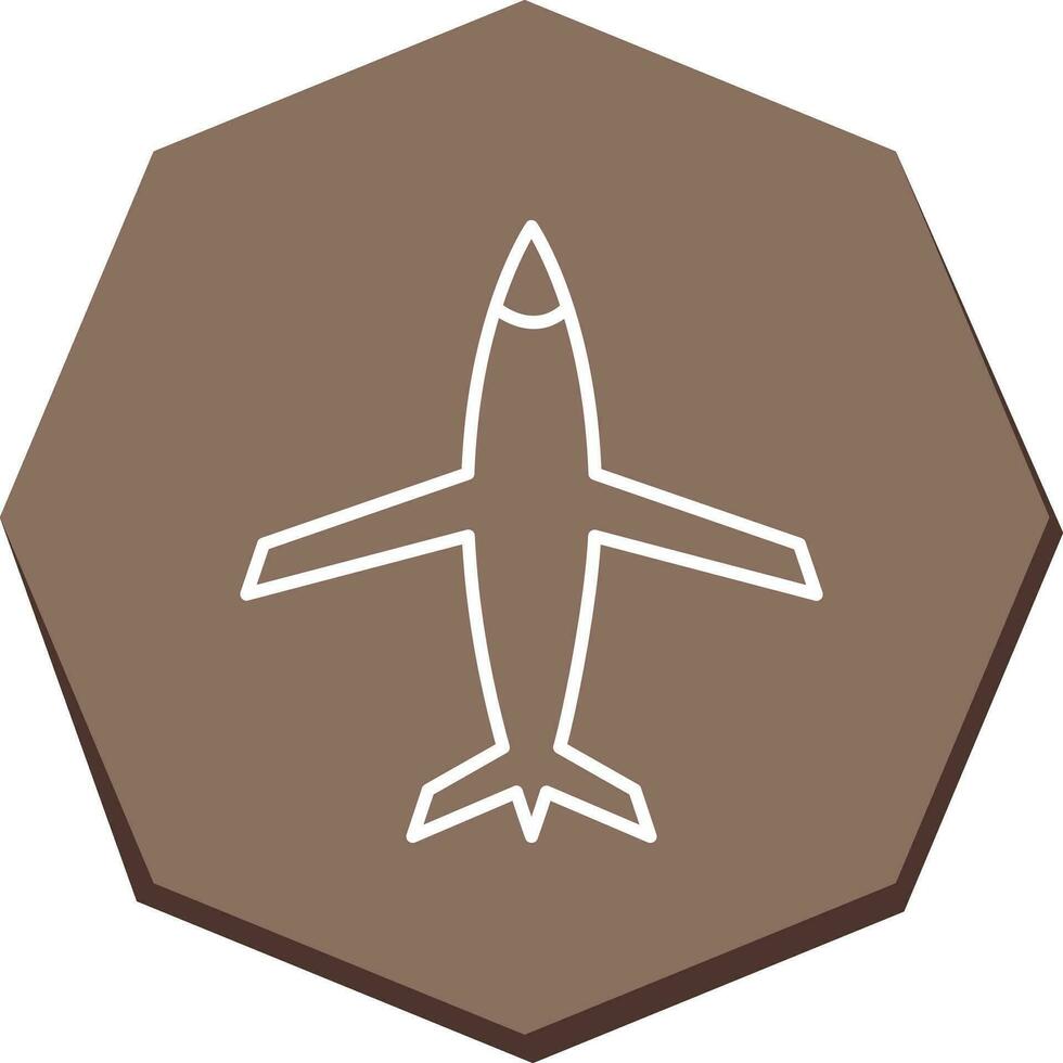 Flugzeug-Vektor-Symbol vektor