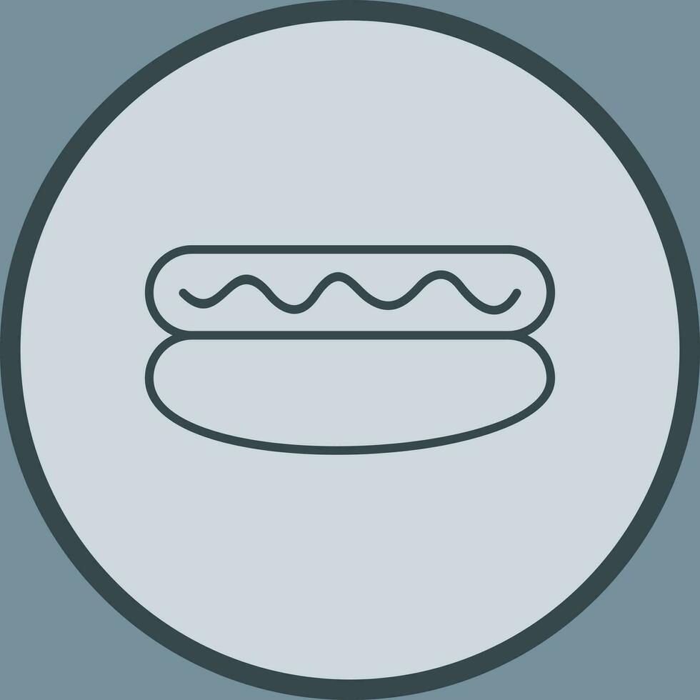 Hot-Dog-Vektor-Symbol vektor