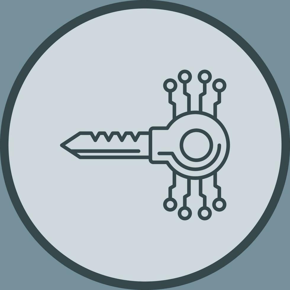 Schlüsselcode-Vektorsymbol vektor