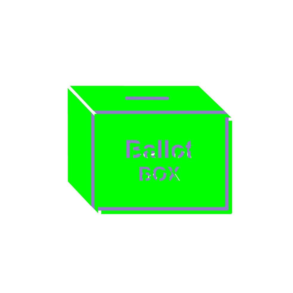 valsedel låda vektor ikon