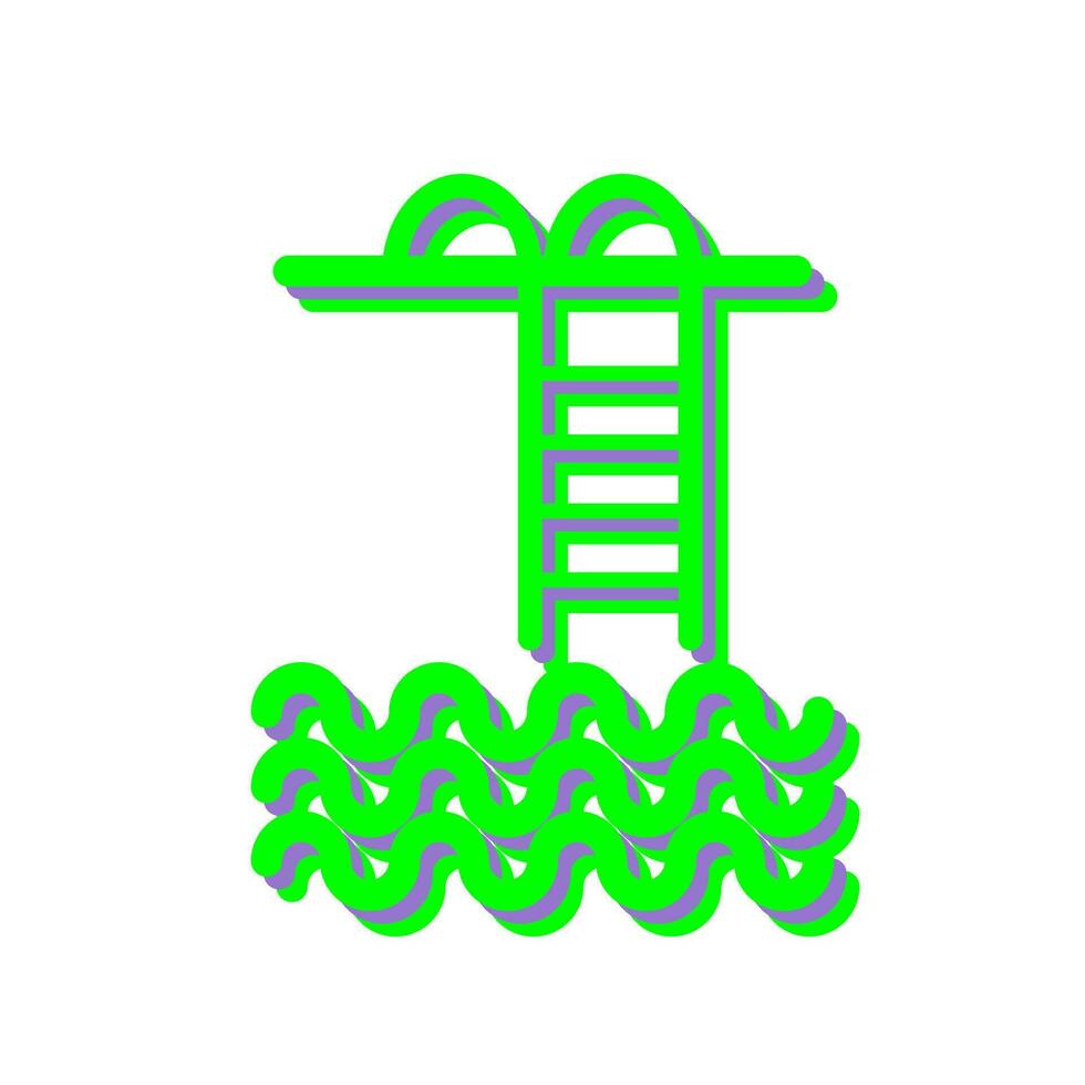Schwimmbad-Vektor-Symbol vektor
