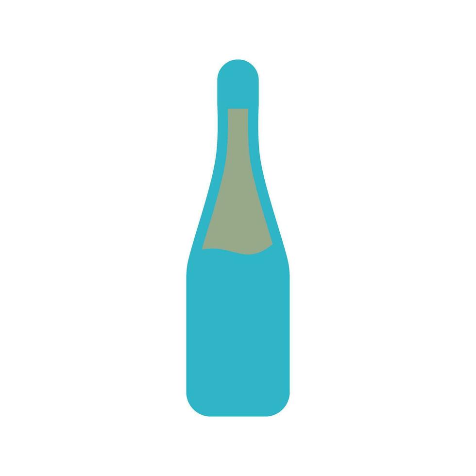 Vektorsymbol Champagnerflasche vektor