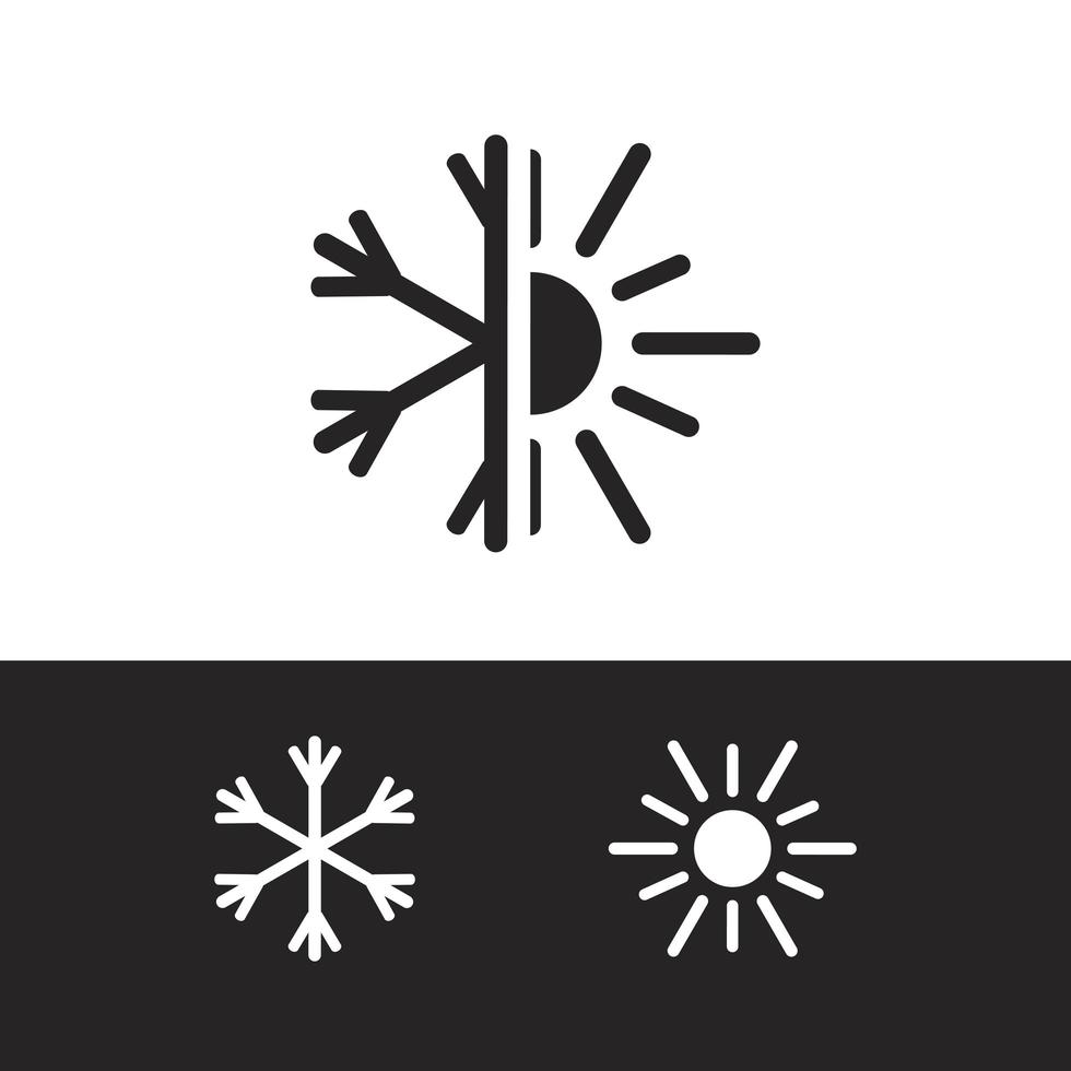 Klimaanlagensymbol vektor