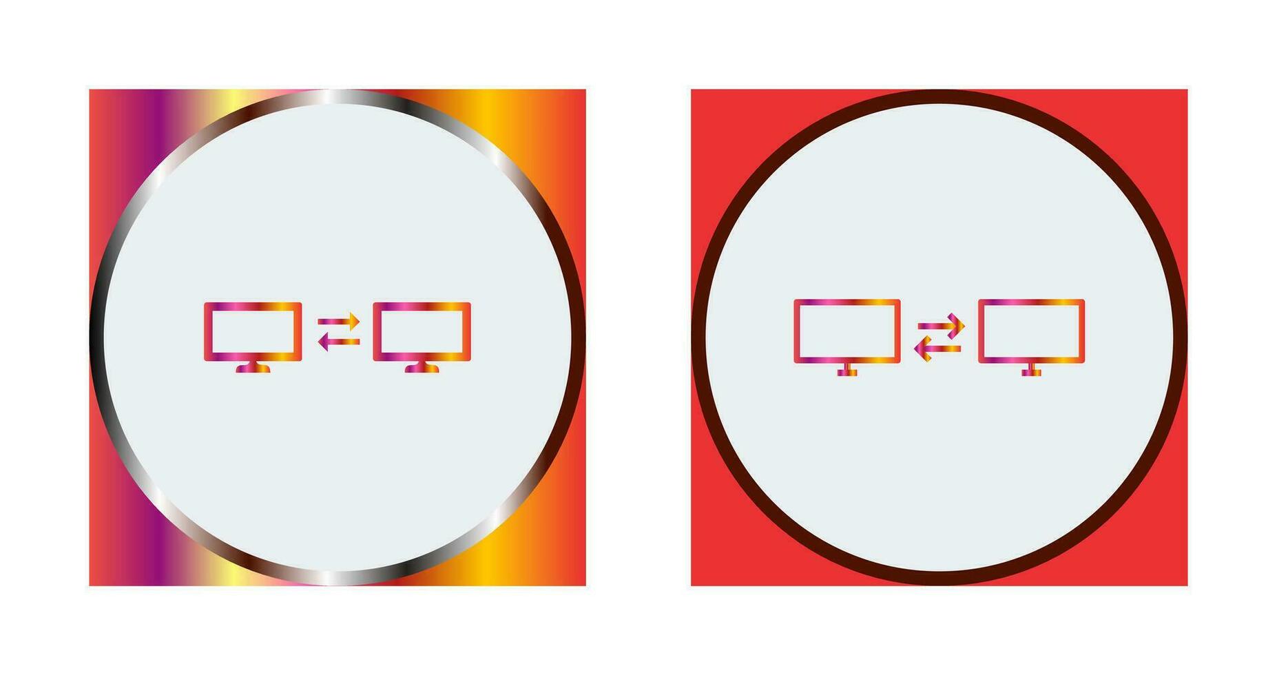 Einzigartiges Vektorsymbol für Sharing-Systeme vektor