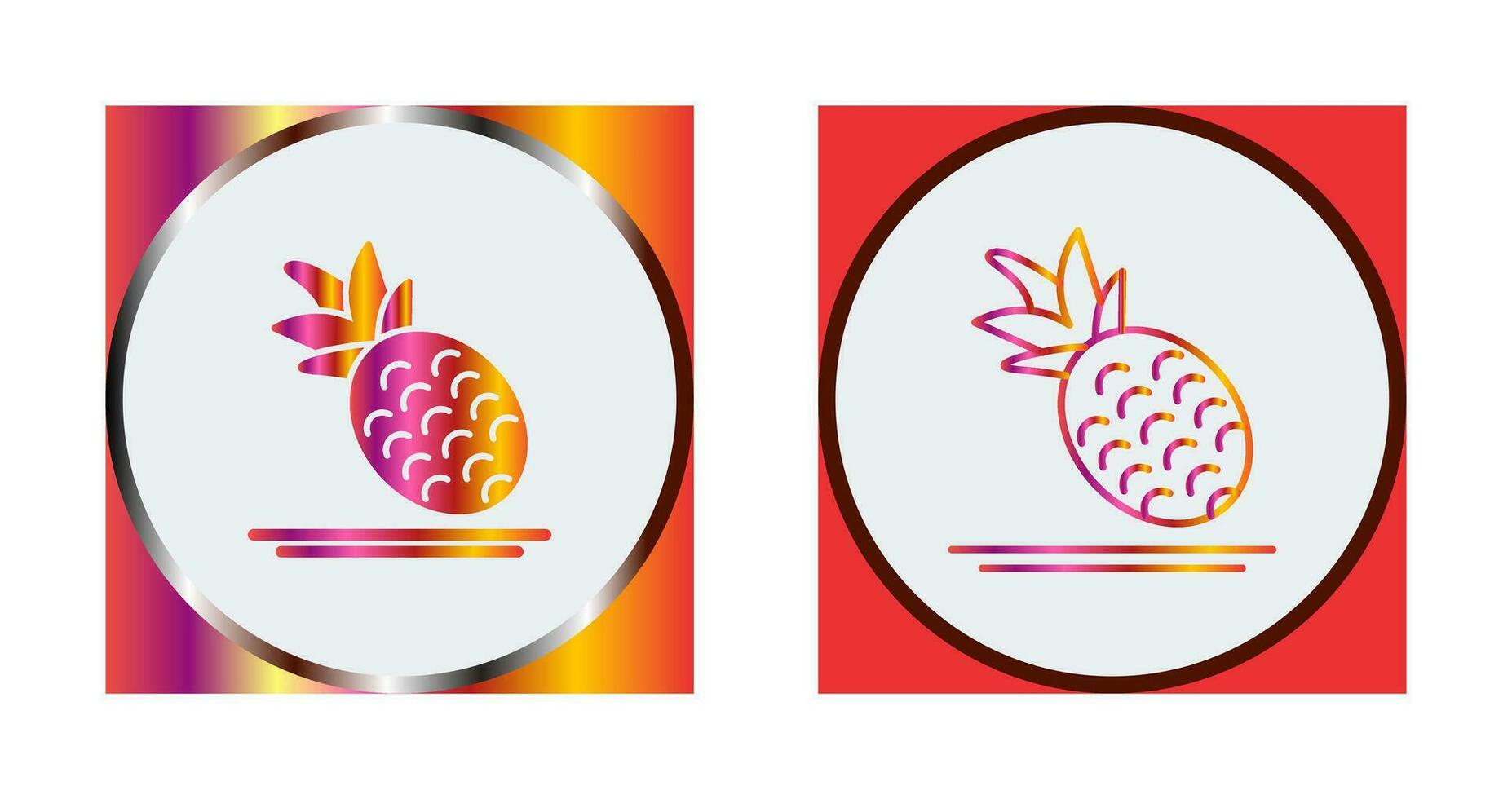 Ananas-Vektor-Symbol vektor