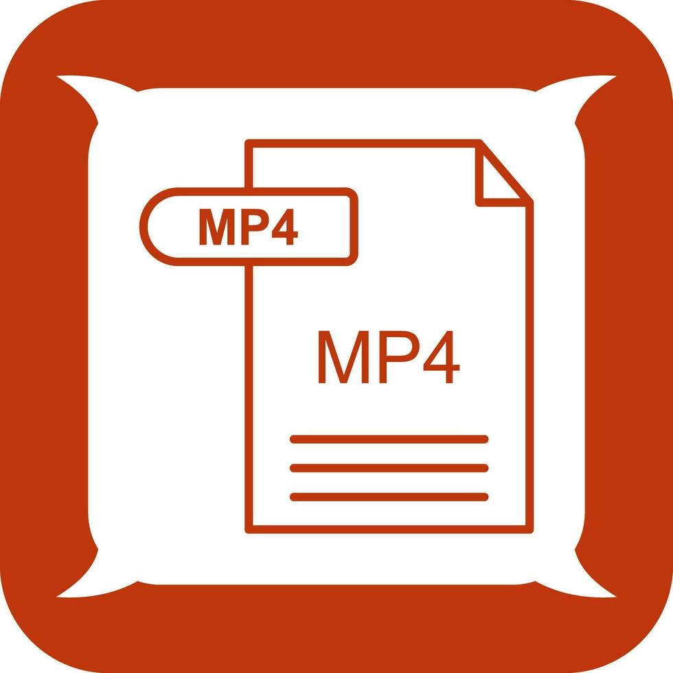 mP4 vektor ikon