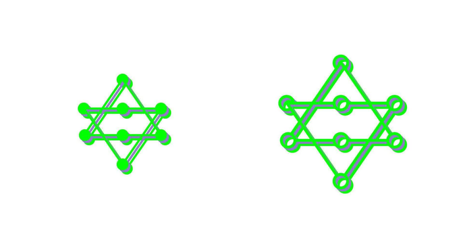 eindeutiges Vektorsymbol für Netzwerke vektor