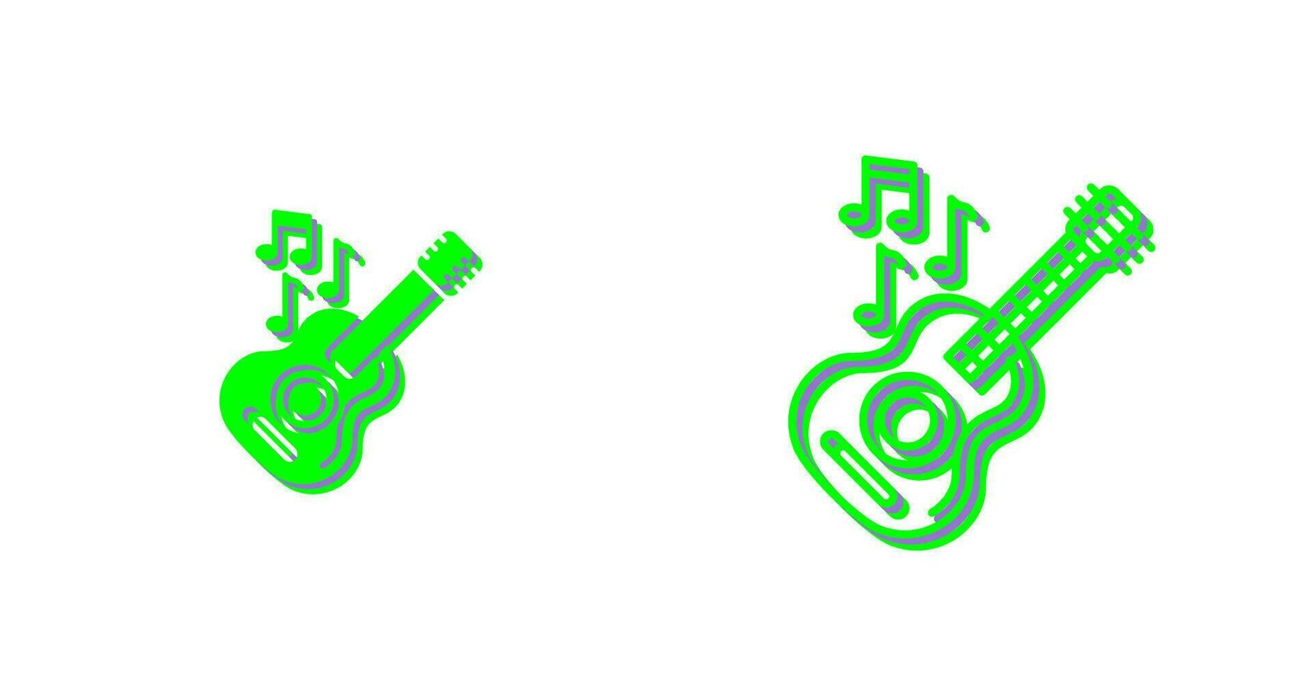 Gitarrenvektorsymbol vektor