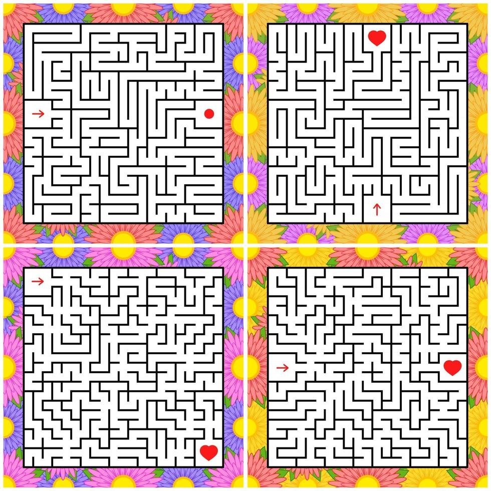 Labyrinth für Kinder. Puzzle für Kinder. Labyrinth Rätsel. vektor