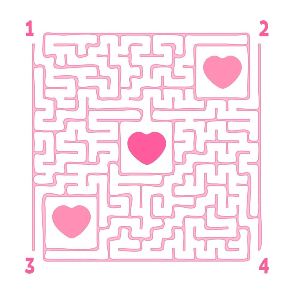 Labyrinth für Kinder. Puzzle für Kinder. Labyrinth Rätsel. vektor