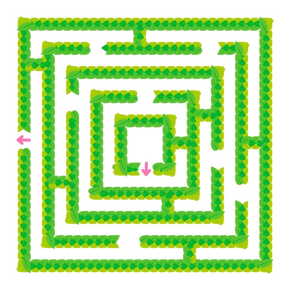 Labyrinth für Kinder. Puzzle für Kinder. Labyrinth Rätsel. vektor