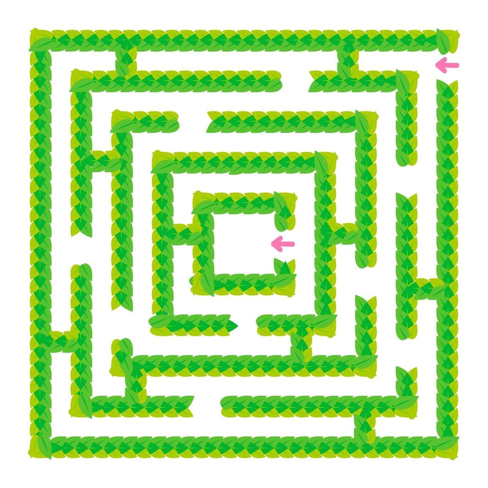 Labyrinth für Kinder. Puzzle für Kinder. Labyrinth Rätsel. vektor