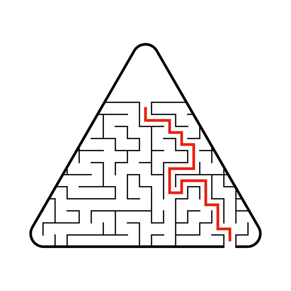 Labyrinth für Kinder. Puzzle für Kinder. Labyrinth Rätsel. vektor