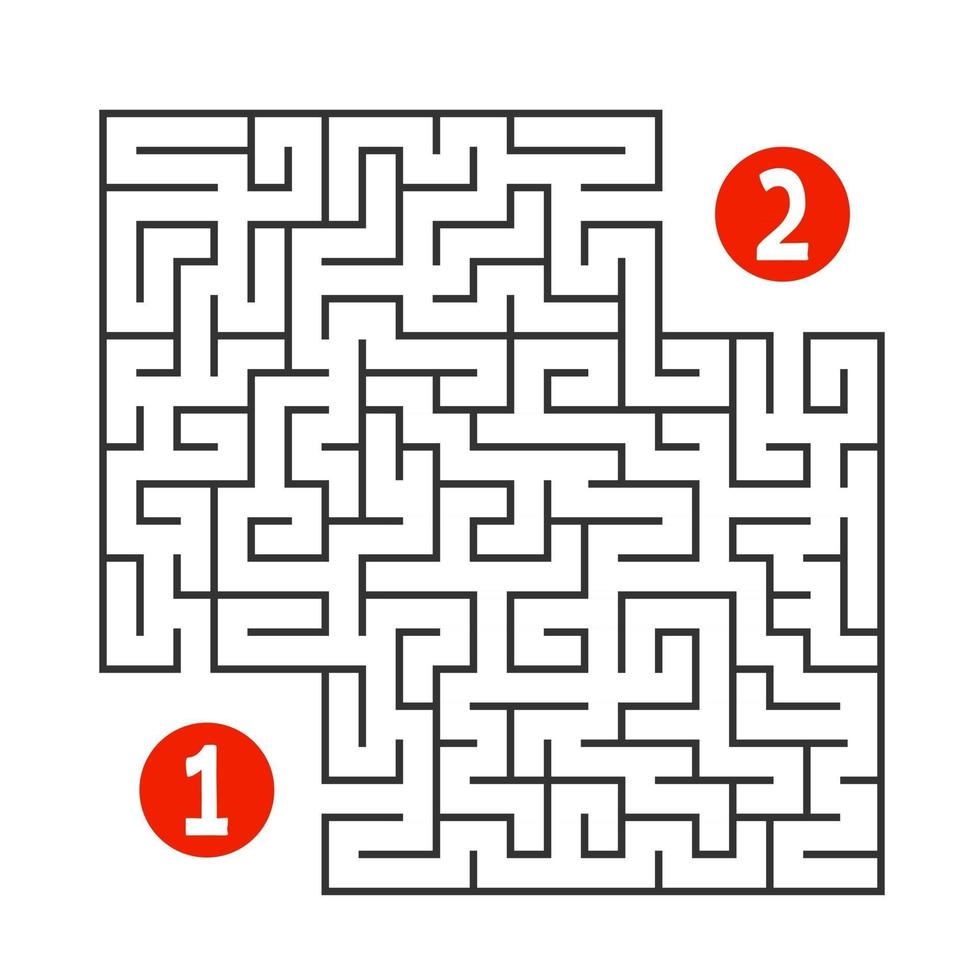 Labyrinth für Kinder. Puzzle für Kinder. Labyrinth Rätsel. vektor