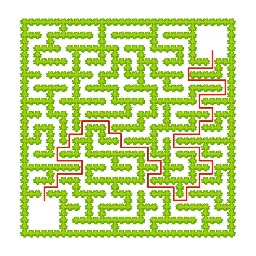 Labyrinth für Kinder. Puzzle für Kinder. Labyrinth Rätsel. vektor