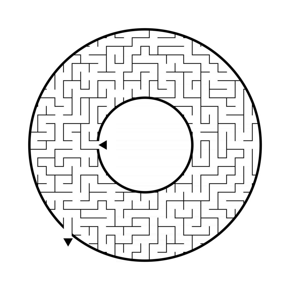 Labyrinth für Kinder. Puzzle für Kinder. Labyrinth Rätsel. vektor