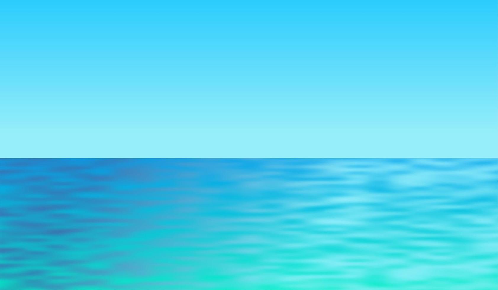 blaue Seelandschaft Kulisse vektor