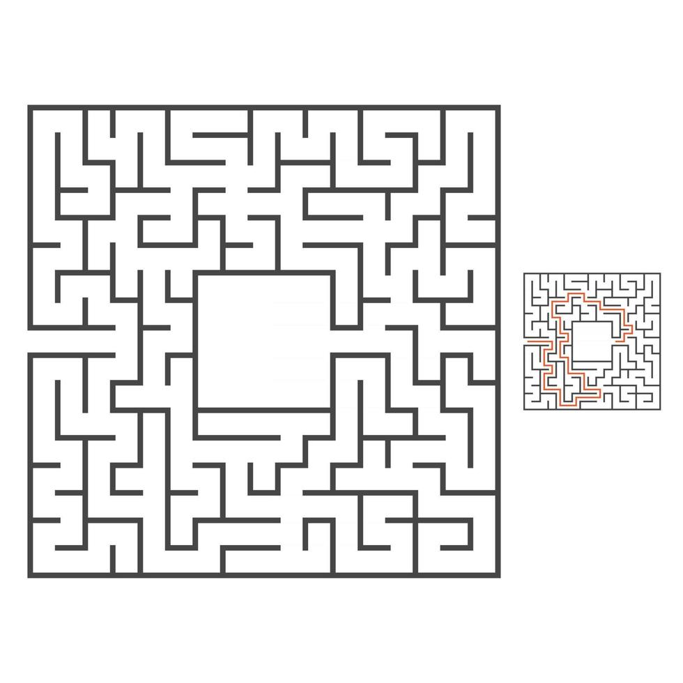 Labyrinth für Kinder. Puzzle für Kinder. Labyrinth Rätsel. vektor