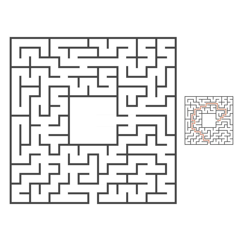 Labyrinth für Kinder. Puzzle für Kinder. Labyrinth Rätsel. vektor