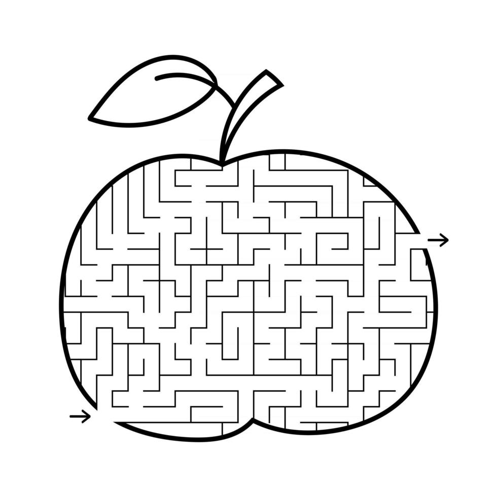Labyrinth für Kinder. Puzzle für Kinder. Labyrinth Rätsel. vektor